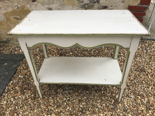 old french side table